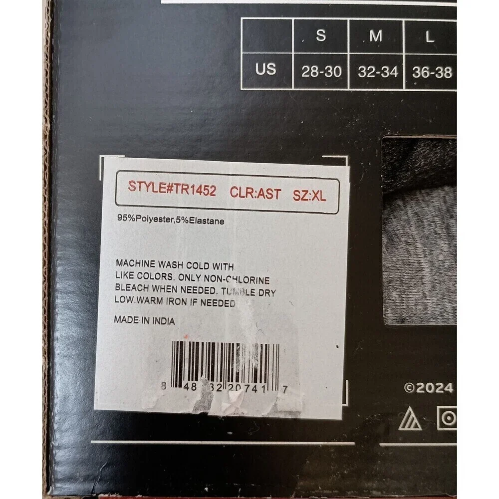 Levis Mens Boxer Briefs XL Microfiber 4 Pack Multicolor Tagless Fly Front New